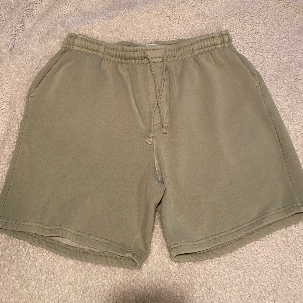 Large green volley shorts from PacSun